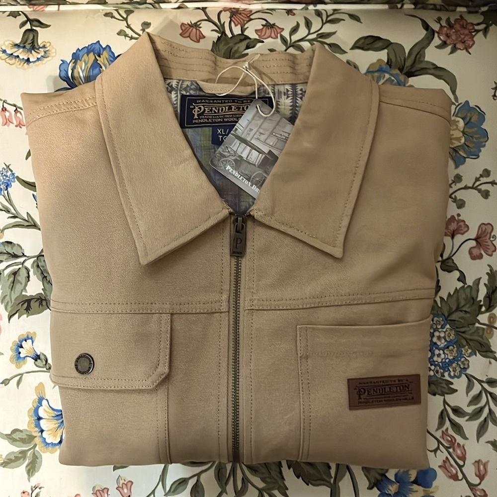NWT Pendleton Canvas Trucker Jacket